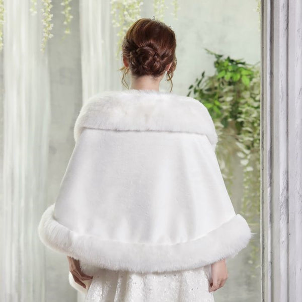 White fur new arrivals shrug