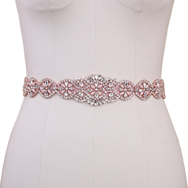 Crystal and shop pearl wedding belt