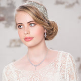 Charlotte Crystal Necklace and Earring Set
