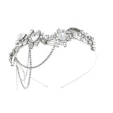 Gabriella Crystal Deluxe Headband Available in Silver & Rose Gold
