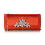 Laurel Luxury Satin Clutch Handbag