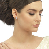Athea Crystal Clip On Earrings Available in 3 colours
