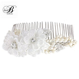 SassB Annabelle Flower Hair Comb