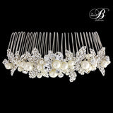 SassB Maisie Crystal and Pearl Hair Comb