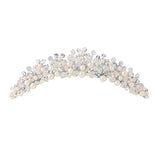SassB Marietta Crystal and Pearl Tiara
