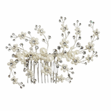 Darby Crystal and Pearl Hair Comb