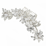 Nula Crystal and Pearl Hair Comb
