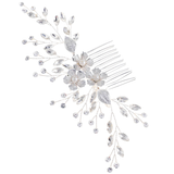 Danielle Crystal and Pearl Hair Comb