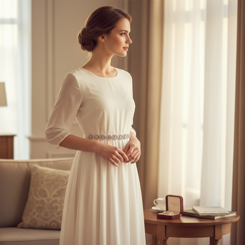 Elodie Crystal Bridal Belt