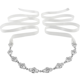 Sass B Celine Crystal Hairband / Brow Band - Available in Gold & Silver