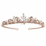 SassB Clarabelle Crystal and Pearl Tiara