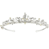 SassB Clarabelle Crystal and Pearl Tiara