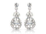 Crystal chandelier drop earrings made from high quality crystals, they have a drop of 2.5cm. 
