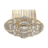 Jordanna Crystal Hair Comb available in Rose Gold, Gold & Silver