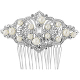 Maya Pearl and Crystal Hair Comb