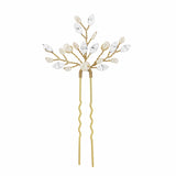 SassB Elodie Crystal and Pearl Hair Pin