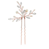 SassB Elodie Crystal and Pearl Hair Pin