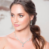 Isabella Crystal Necklace and Earring Set