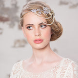 Johanna Crystal and Pearl Deluxe Headband Available in Gold, Silver & Rose Gold