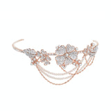 Johanna Crystal and Pearl Deluxe Headband Available in Gold, Silver & Rose Gold