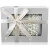 Savina Ivory Pearl & Crystal Embellished Clutch