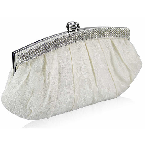 Ivory satin bag hotsell