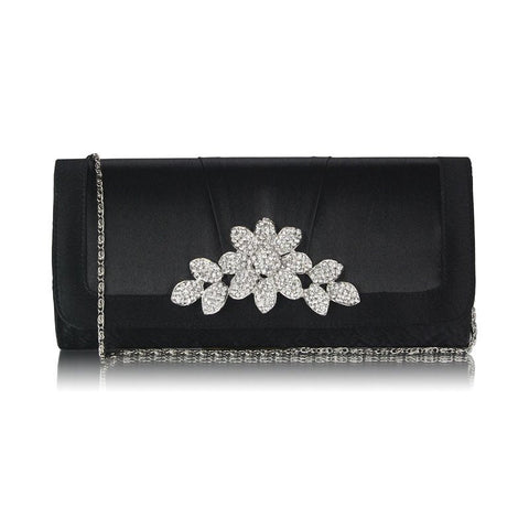 Laurel Luxury Satin Clutch Handbag