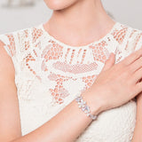Nishka Crystal and Freshwater Pearl Bracelet