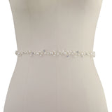 Delicate Pearl and Crystal Bridal Belt
