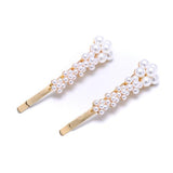 Emily Pearl Hair Clips - Pair