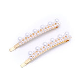 Kara Pearl Hair Clips - Pair