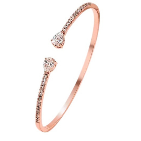 Aubrey Crystal Bracelet available in Gold, Rose Gold Silver