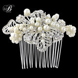 SassB Mia Crystal and Pearl Hair Comb