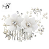 SassB Vivian Flower Hair Comb