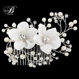 SassB Vivian Flower Hair Comb