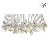 SassB Maisie Crystal and Pearl Hair Comb