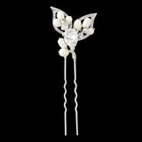 SassB Tilly  Crystal and Pearl Hair Pin