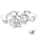 SassB Cordelia Crystal  Side Tiara