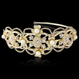 SassB Harriet Pearl Side Tiara