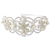 SassB Harriet Pearl Side Tiara