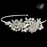 SassB Scarlett Pearl Side Tiara