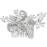 SassB Clarice Pearl and Crystal Hair Comb
