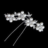 Georgia Pearl Flower  Hair Pin