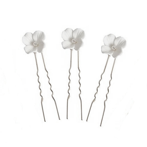Dana Set of 3 Flower Hair Pins