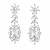 Leila Luxury Crystal Drop Earrings