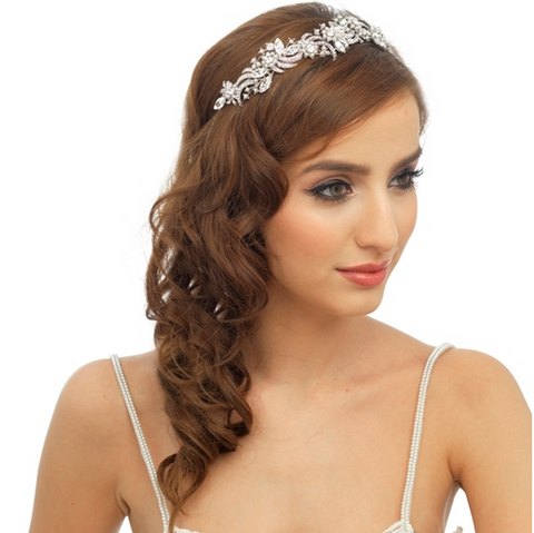 Tabitha Crystal & Pearl Headband