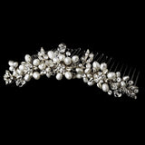 Natasha Crystal and Pearl Tiara