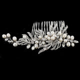 Caroline Crystal and Pearl Hair Comb