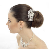 Julia Crystal and Pearl Hair Comb