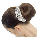 Paige Crystal Hair Comb Available in Gold, Silver & Rose Gold